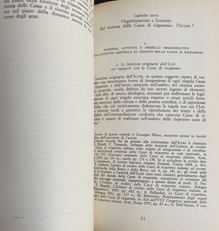 CASSE DI RISPARMIO. LE ISTITUZIONI FINANZIARIE DEL CETO MEDIO