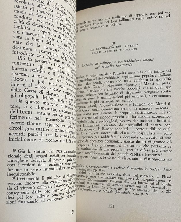 CASSE DI RISPARMIO. LE ISTITUZIONI FINANZIARIE DEL CETO MEDIO