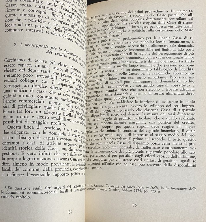 CASSE DI RISPARMIO. LE ISTITUZIONI FINANZIARIE DEL CETO MEDIO