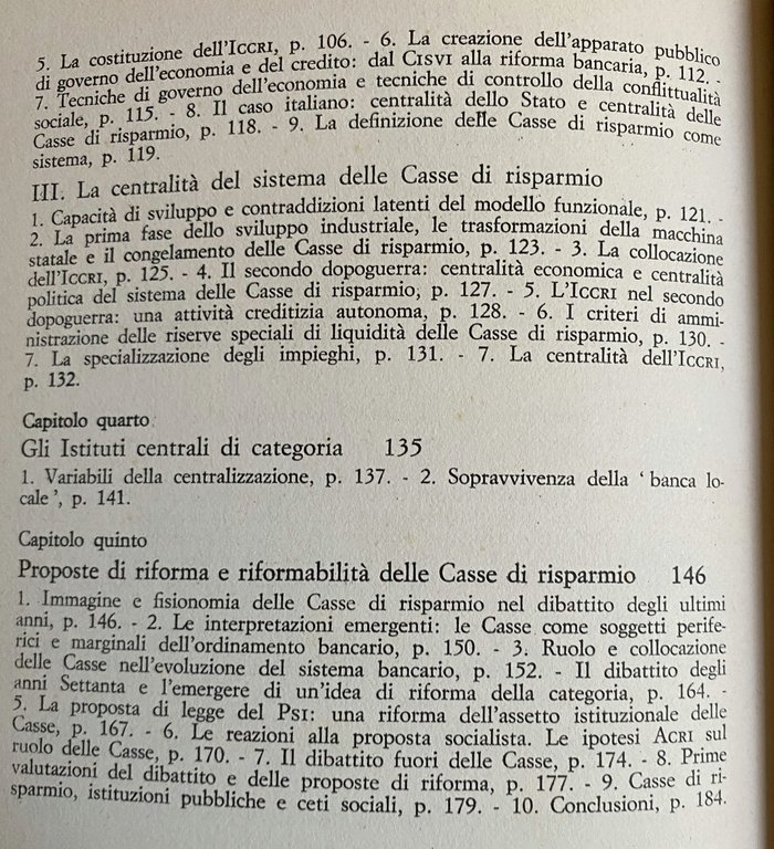 CASSE DI RISPARMIO. LE ISTITUZIONI FINANZIARIE DEL CETO MEDIO