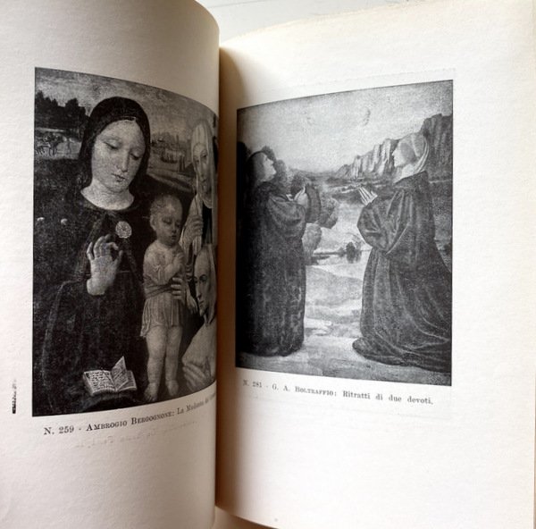 CATALOGO DELLA PINACOTECA DI BRERA IN MILANO. CON 42 ILLUSTRAZIONI