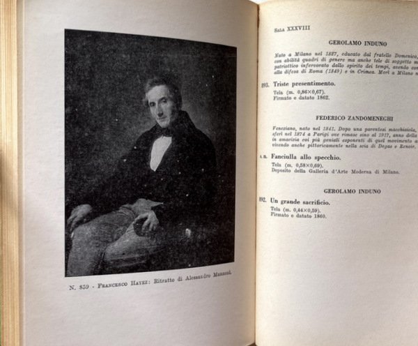 CATALOGO DELLA PINACOTECA DI BRERA IN MILANO. CON 42 ILLUSTRAZIONI