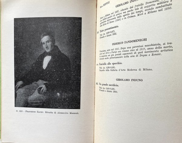 CATALOGO DELLA PINACOTECA DI BRERA IN MILANO. CON 42 ILLUSTRAZIONI