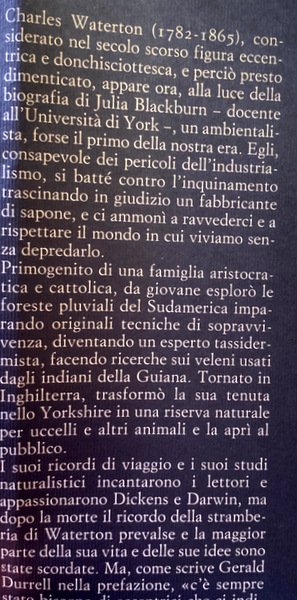 CAVALCARE IL COCCODRILLO. VITA DI UN AMBIENTALISTA. CHARLES WATERTON 1782-1865