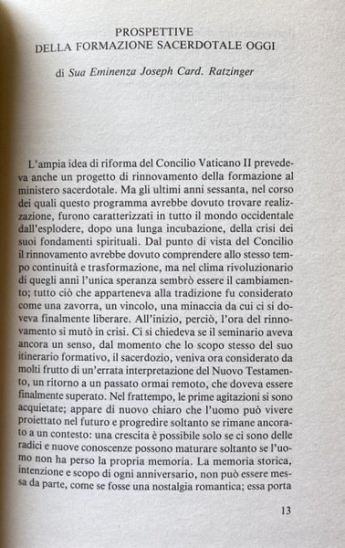 CELIBATO E MAGISTERO. INTERVENTI DEI PADRI NEL CONCILIO VATICANO II …