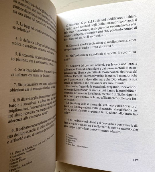 CELIBATO E MAGISTERO. INTERVENTI DEI PADRI NEL CONCILIO VATICANO II …