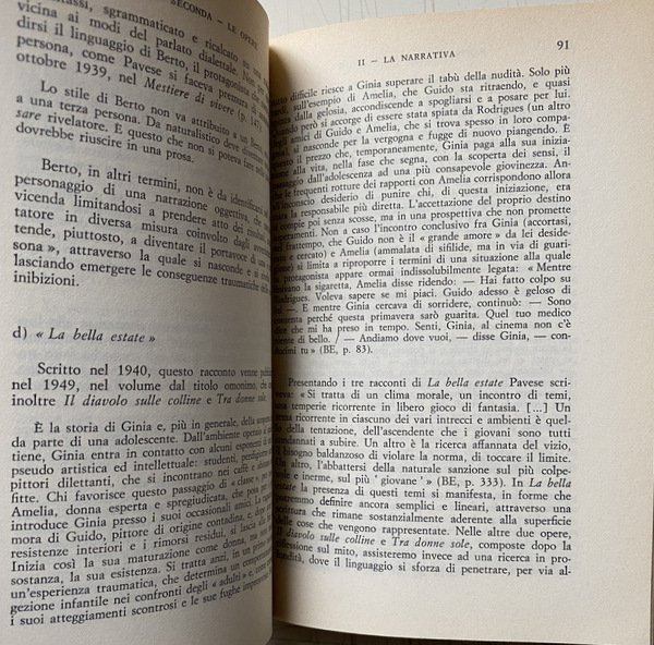 CESARE PAVESE. INTRODUZIONE E GUIDA ALLO STUDIO DELL'OPERA PAVESIANA. STORIA …