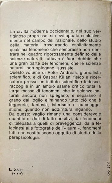 CHE COS'È LA PARAPSICOLOGIA