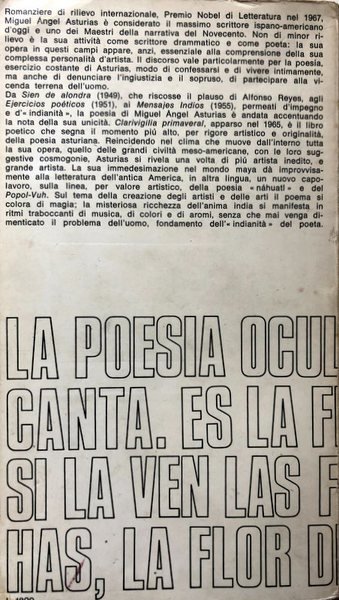 CHIARIVIGILIA DI PRIMAVERA. A CURA DI AMOS SEGALA. TESTO SPAGNOLO …