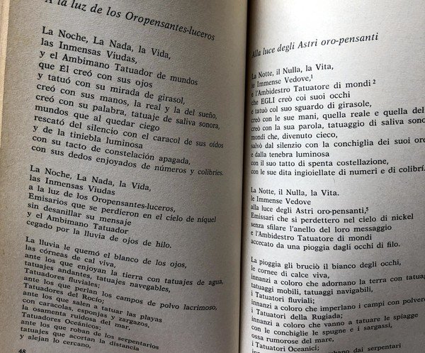 CHIARIVIGILIA DI PRIMAVERA. A CURA DI AMOS SEGALA. TESTO SPAGNOLO …