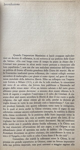 CHIESA E STRUTTURA POLITICA NEL CRISTIANESIMO PRIMITIVO. DOCUMENTI DELLA CHIESA …