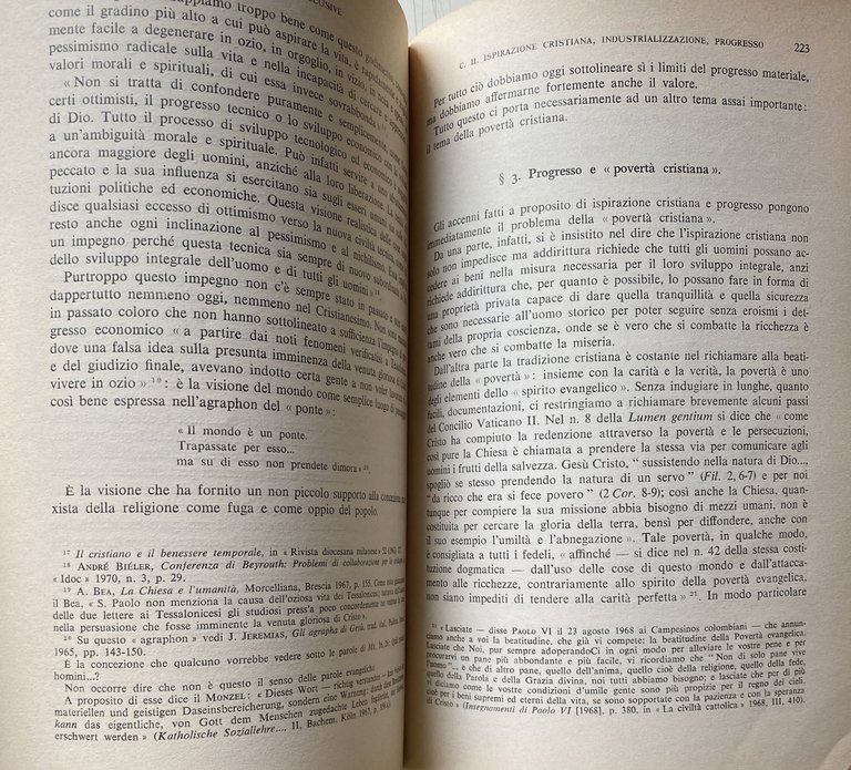 CHIESA ED ECONOMIA. DISEGNO TEORETICO