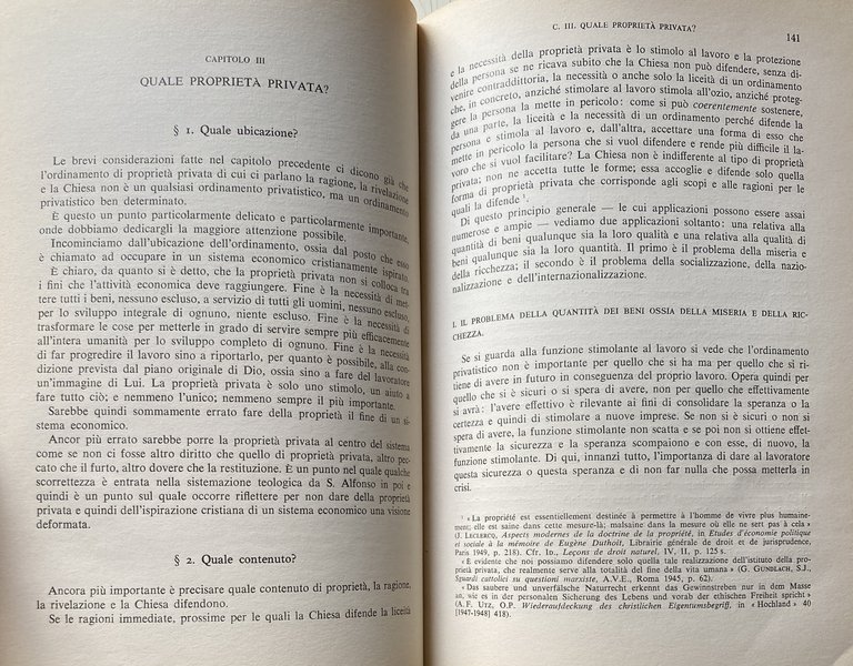 CHIESA ED ECONOMIA. DISEGNO TEORETICO