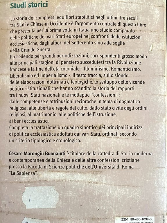 CHIESE E STATI. DALL'ETÀ DELL'ILLUMINISMO ALLA PRIMA GUERRA MONDIALE | Immagine Gallery 4