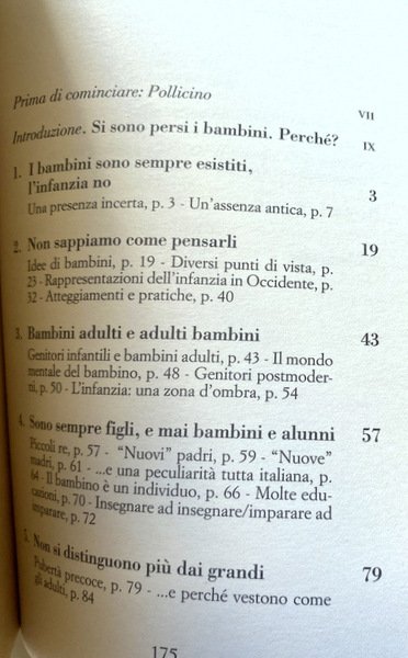 CI SIAMO PERSI I BAMBINI. PERCHÉ L'INFANZIA SCOMPARE