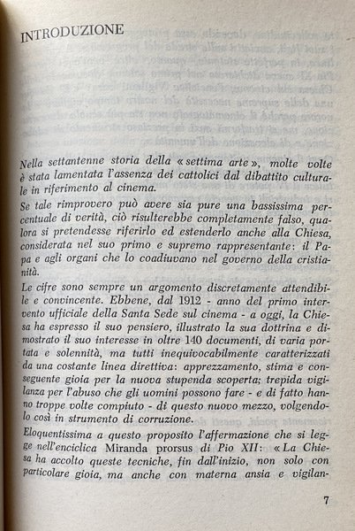 CINEMA CHE COSA NE PENSA LA CHIESA? A CURA DELLA …