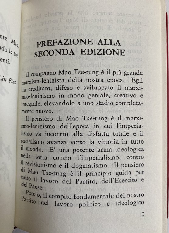 CITAZIONI DALLE OPERE DEL PRESIDENTE MAO TSE-TUNG. LIBRETTO ROSSO. Con … | Immagine Gallery 9