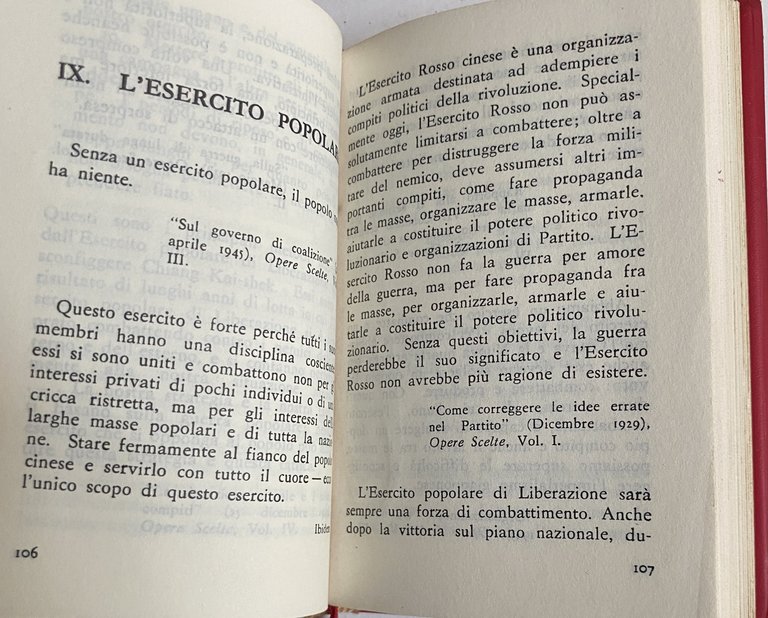 CITAZIONI DALLE OPERE DEL PRESIDENTE MAO TSE-TUNG. LIBRETTO ROSSO. Con … | Immagine Gallery 13