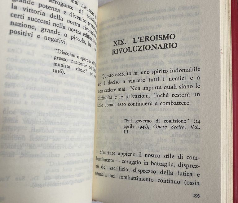 CITAZIONI DALLE OPERE DEL PRESIDENTE MAO TSE-TUNG. LIBRETTO ROSSO. Con … | Immagine Gallery 14