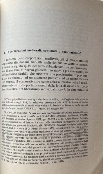 CITTÀ, COMUNI, CORPORAZIONI NEL MEDIOEVO ITALIANO