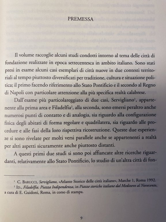 CITTÀ NUOVE. PROGETTI, MODELLI, DOCUMENTI STATO DELLA CHIESA E REGNO …