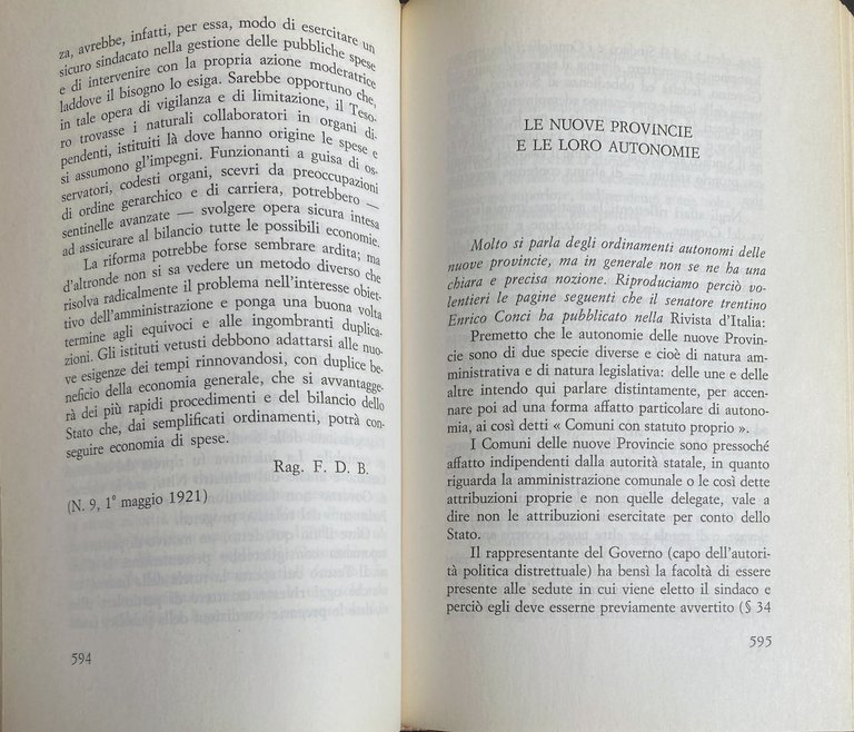 CIVITAS. ANTOLOGIA DEGLI SCRITTI PIÙ SIGNIFICATIVI APPARSI DAL 1919 AL …