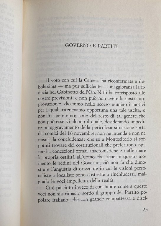 CIVITAS. ANTOLOGIA DEGLI SCRITTI PIÙ SIGNIFICATIVI APPARSI DAL 1919 AL …