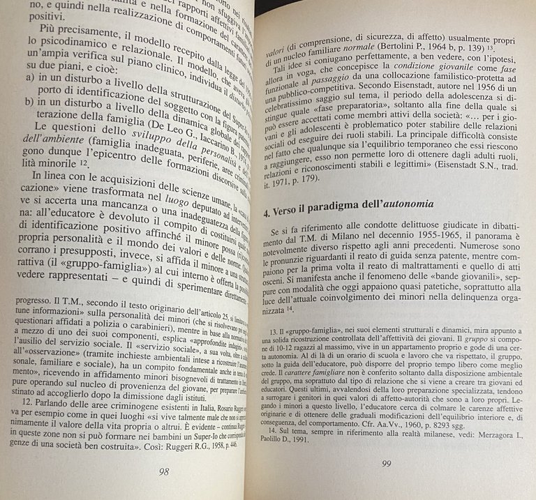 COME PENSA IL TRIBUNALE PER I MINORENNI. UNA RICERCA SUL …