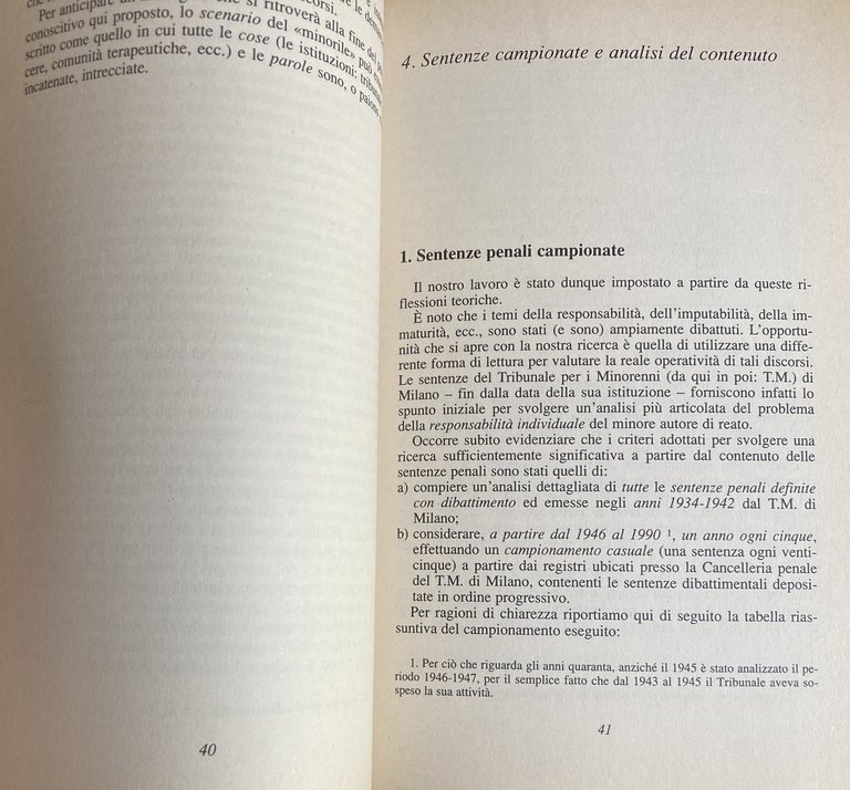 COME PENSA IL TRIBUNALE PER I MINORENNI. UNA RICERCA SUL …