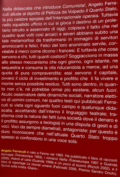 COMUNISTA!, ANITRE, NON AVER PAURA DEL BUIO, PADRE NOSTRO