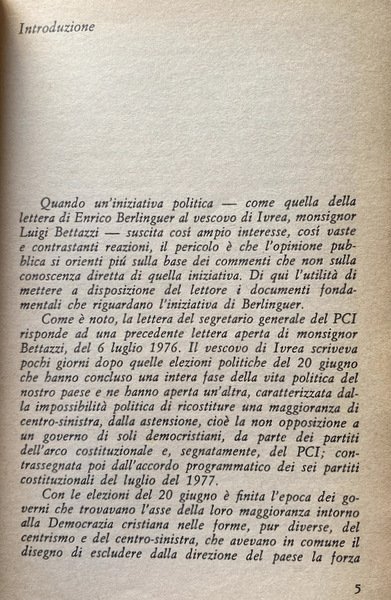 COMUNISTI E MONDO CATTOLICO OGGI. A CURA DI ANTONIO TATÒ