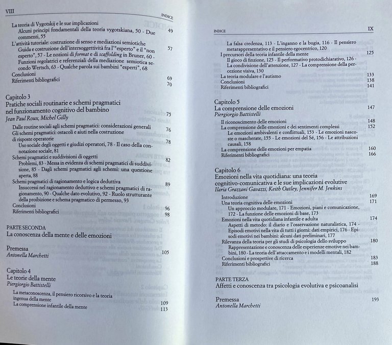 CONOSCENZA, AFFETTI, SOCIALITÁ. VERSO CONCEZIONI INTEGRATE DELLO SVILUPPO