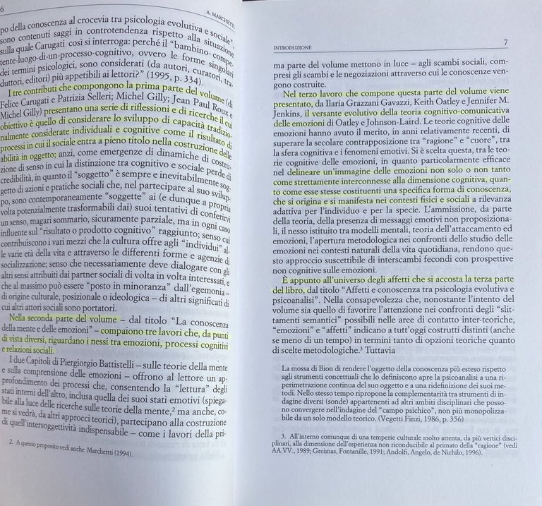 CONOSCENZA, AFFETTI, SOCIALITÁ. VERSO CONCEZIONI INTEGRATE DELLO SVILUPPO