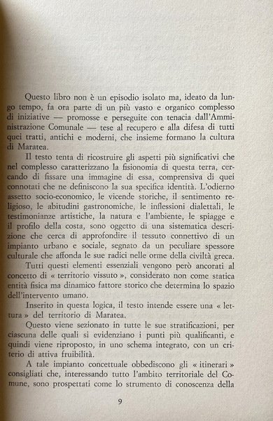 CONOSCERE MARATEA. GUIDA STORICO-TURISTICA. A CURA DI JOSÈ CERNICCHIARO