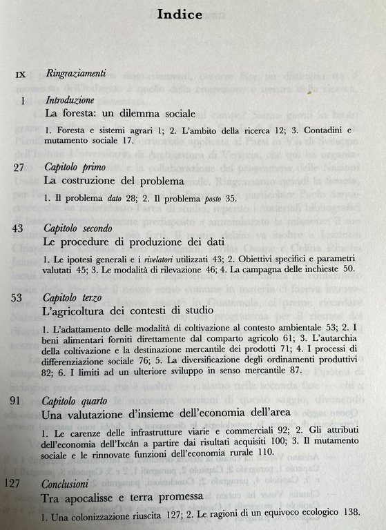 CONTADINI E FORESTA TROPICALE. UN'AGRICOLTURA DI FRONTIERA