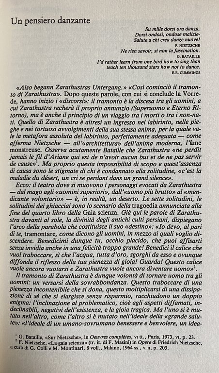 COSÌ PARLÒ ZARATHUSTRA. UN LIBRO PER TUTTI E PER NESSUNO. …