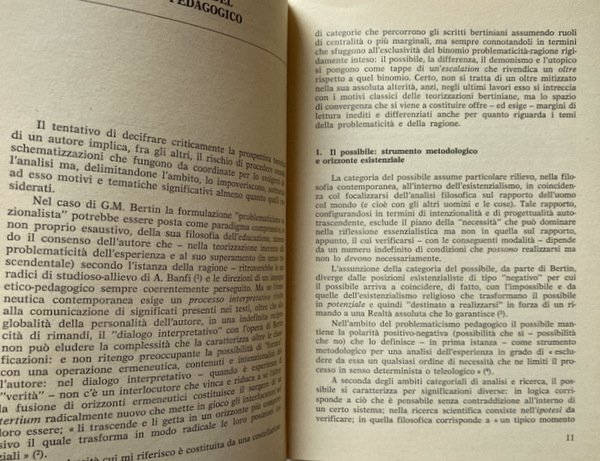 COSTRUIRE L'ESISTENZA. IL RISCATTO DELLA RAGIONE EDUCATIVA