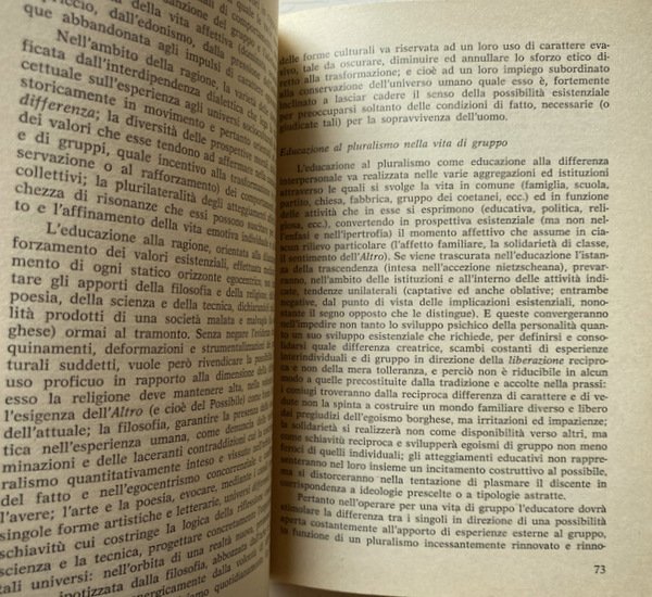 COSTRUIRE L'ESISTENZA. IL RISCATTO DELLA RAGIONE EDUCATIVA