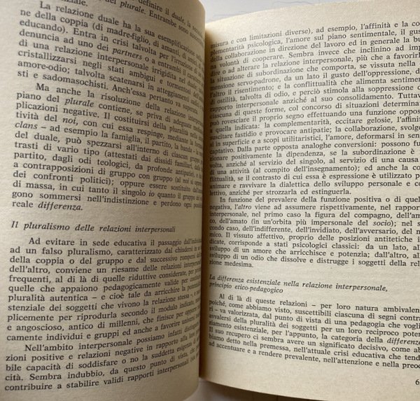 COSTRUIRE L'ESISTENZA. IL RISCATTO DELLA RAGIONE EDUCATIVA