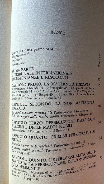 CRIMINI CONTRO LE DONNE. ATTI DEL TRIBUNALE INTERNAZIONALE 4-8 MARZO …