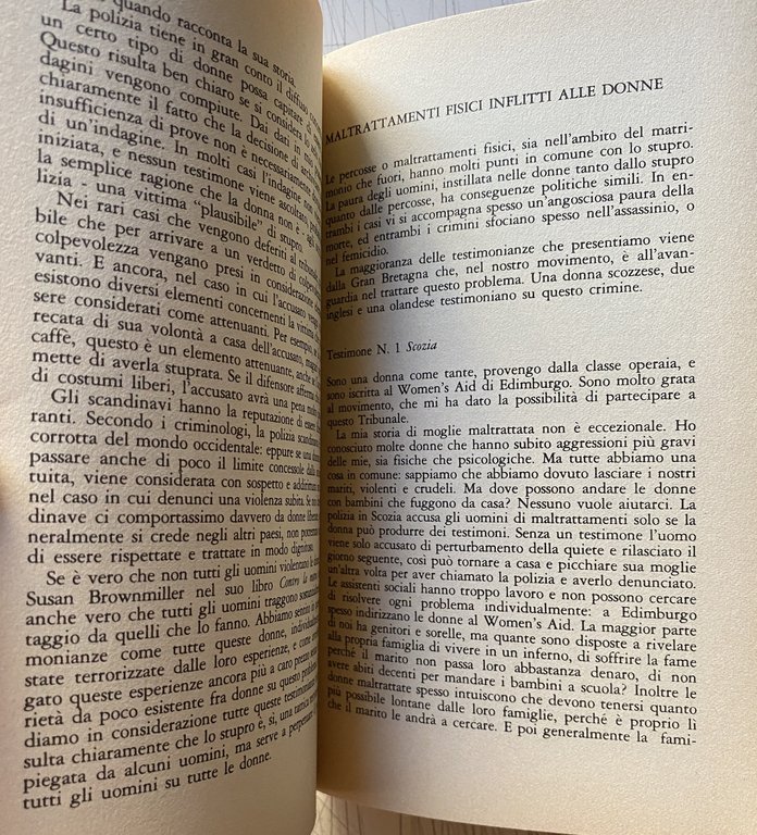 CRIMINI CONTRO LE DONNE. ATTI DEL TRIBUNALE INTERNAZIONALE 4-8 MARZO …