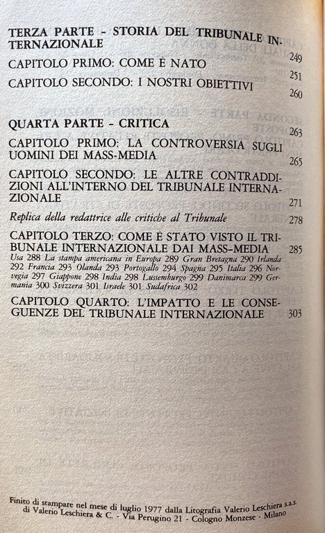 CRIMINI CONTRO LE DONNE. ATTI DEL TRIBUNALE INTERNAZIONALE 4-8 MARZO …