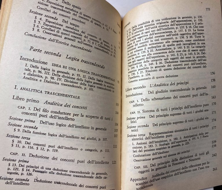 CRITICA DELLA RAGION PURA. (VOLUMI 1-2, Glossario a cura di …