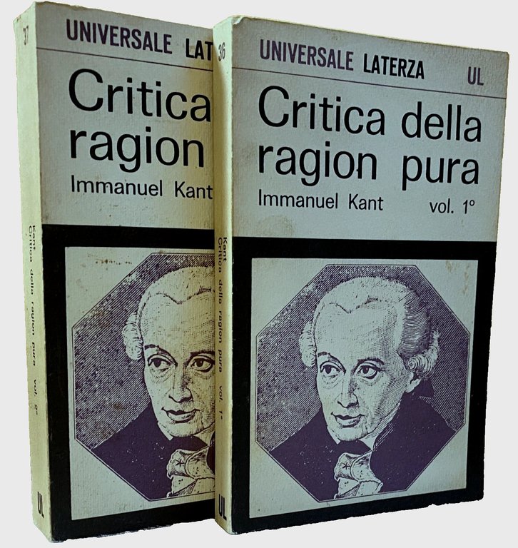 CRITICA DELLA RAGION PURA. (VOLUMI 1-2, Glossario a cura di …