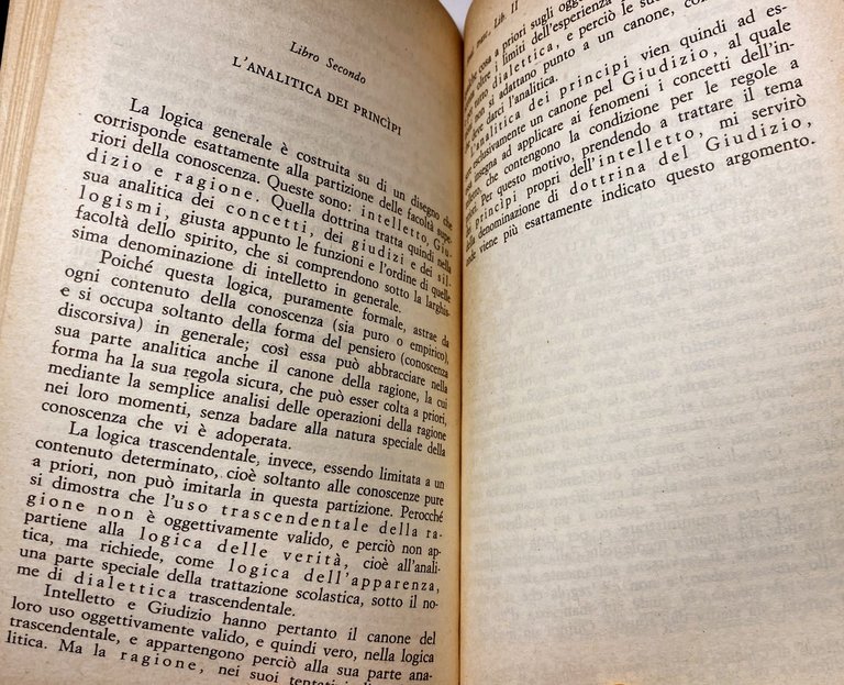 CRITICA DELLA RAGION PURA. (VOLUMI 1-2, Glossario a cura di …