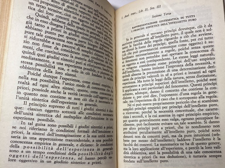 CRITICA DELLA RAGION PURA. (VOLUMI 1-2, Glossario a cura di …