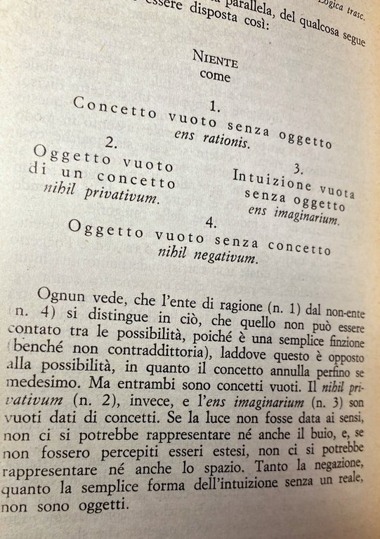 CRITICA DELLA RAGION PURA. (VOLUMI 1-2, Glossario a cura di …
