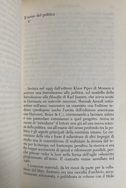 CRITICA DELLA VITA INTIMA. SOGGETTIVITÀ E GIUDIZIO IN HANNAH ARENDT