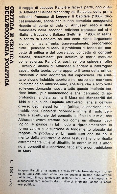 CRITICA E CRITICA DELL'ECONOMIA POLITICA. DAI "MANOSCRITTI DEL 1844" AL … | Immagine Gallery 4