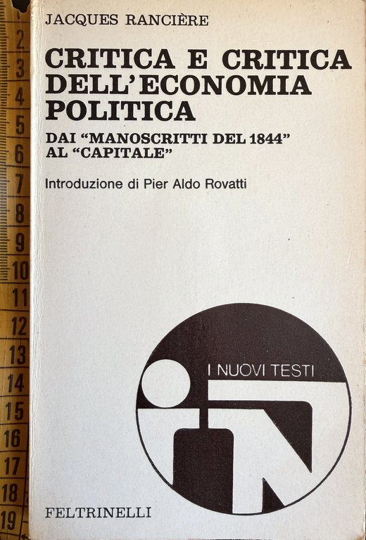 CRITICA E CRITICA DELL'ECONOMIA POLITICA. DAI "MANOSCRITTI DEL 1844" AL … | Immagine Gallery 5